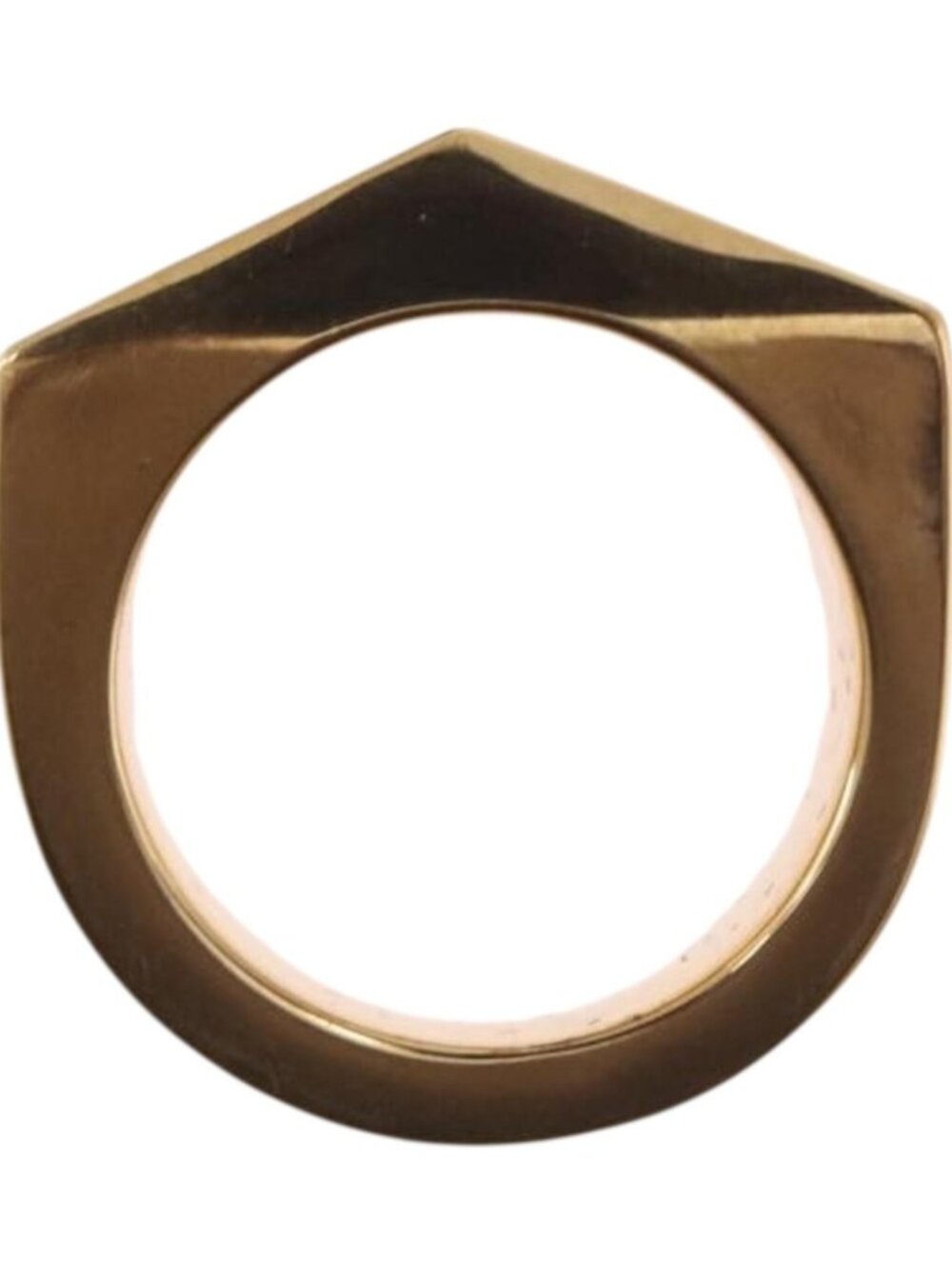 VERSACE Ring Metal Gold Tone - Picture 6 of 10
